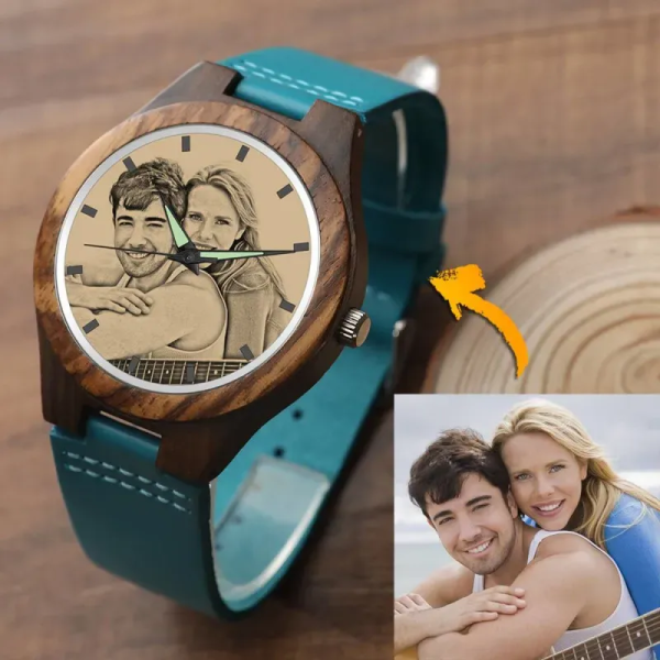 To My Dad Watch Custom Photo Watch Personalized Mens Photo Watch Gifts For Dad