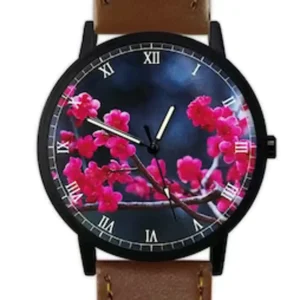 Color Wheel Watch | Art | Leather Watch | Women's Watch | Men's Watch | For Her | Birthday | Wedding | Gift Ideas | Fashion Accessories